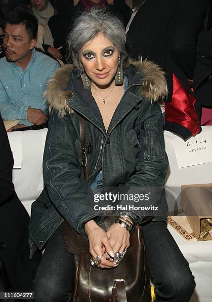 Lauren Ezersky during Mercedes-Bens Fashion Week Fall 2007 - Nicole Miller - Front Row and Backstage at The Promanade, Bryant Park in New York City,...