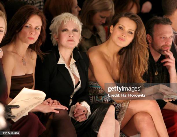 Mary Lynn Rajskub, Cyndi Lauper, Petra Nemcova and William Gaines