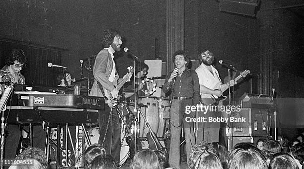 Frankie Valli and The Four Seasons during Frankie Valli and The Four Seasons headline The Bottom Line Cabaret - 1977 in New York City, New York,...