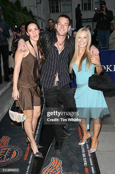 Sean Brosnan and Cordelia Neville during "Drivin' Me Crazy" - Gumball Film Premiere - Outside Arrivals at Savoy Place in London, Great Britain.