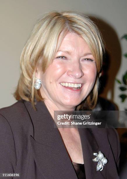 Martha Stewart during The White House Projects 2006 EPIC Awards Honoring Geena Davis for Outstanding Efforts to Promote Images of Powerful Women in...