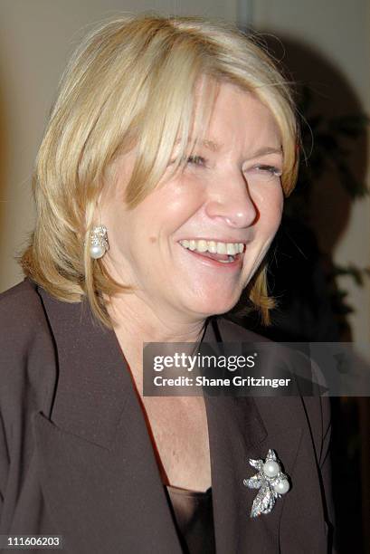 Martha Stewart during The White House Projects 2006 EPIC Awards Honoring Geena Davis for Outstanding Efforts to Promote Images of Powerful Women in...