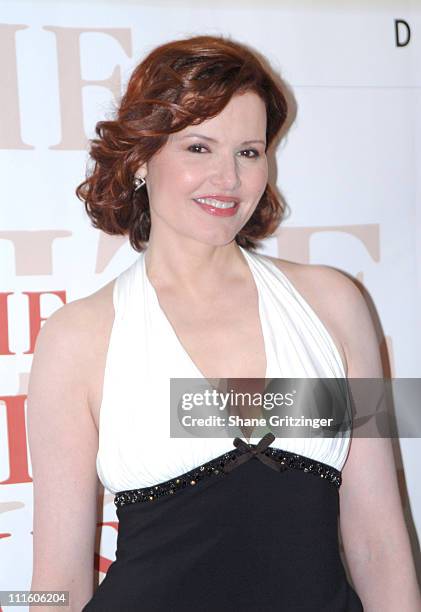 Geena Davis during The White House Projects 2006 EPIC Awards Honoring Geena Davis for Outstanding Efforts to Promote Images of Powerful Women in Pop...