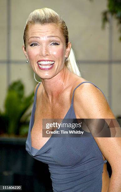 Nell McAndrew during Nell McAndrew Named 2005 Rear of the Year at The Carlton Tower Hotel in London, Great Britain.