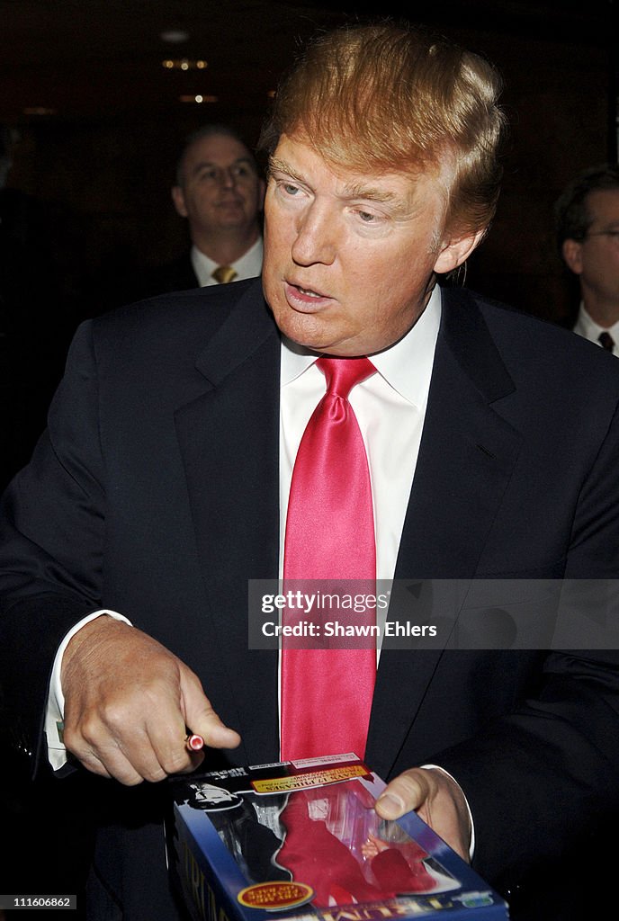 Donald Trump during Donald Trump Press Conference - January 24, 2006