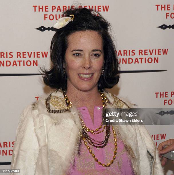 Kate Spade during The Paris Review Foundation Presents Fall Revel Honoring William Styron at Cipriani at 200 Fifth Avenue in New York City, New York,...