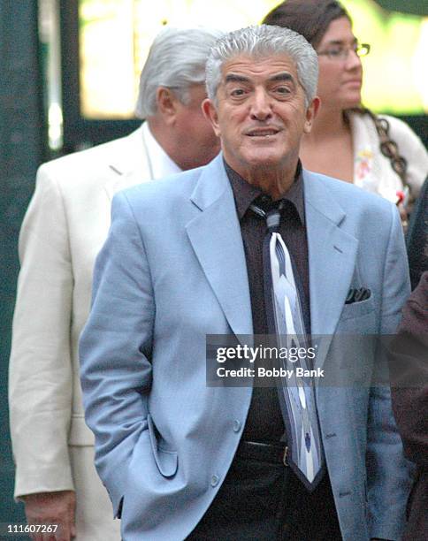 Frank Vincent during "The Sopranos" on Location in New York City - September 22, 2006 at TriBeCa Area in New York City, New York, United States.