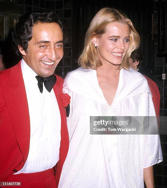 Margaux Hemingway and husband Errol Wetson during Margaux Hemingway Sighting in Beverly Hills - October 14, 1976 in Los Angeles, United States.