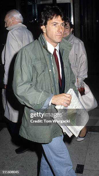 Dustin Hoffman during Dustin Hoffman Sighting - March 19, 1980 at Park Lane Hotel in London, Great Britain.