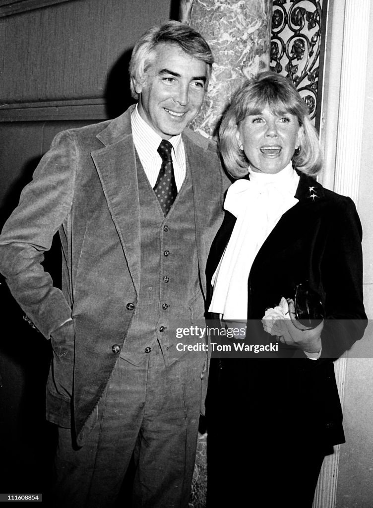 Doris Day and Barry Comden Sighting at the Pierre Hotel in New York City - February 1976