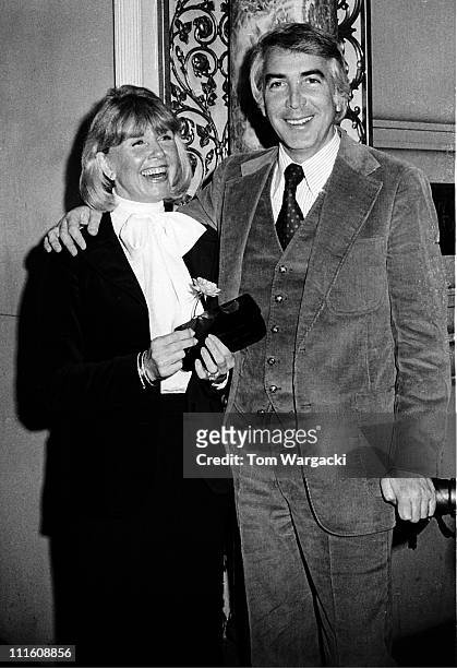 Doris Day and husband Barry Comden at the Pierre Hotel