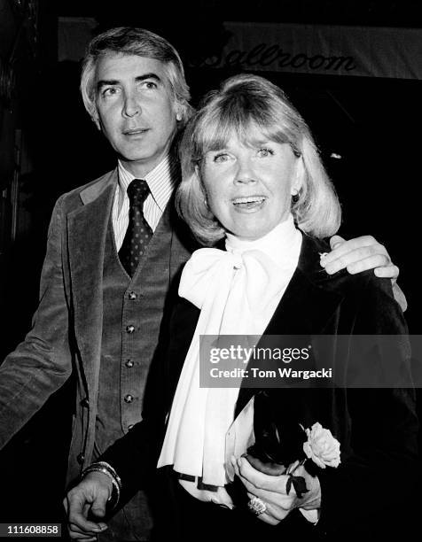 Doris Day and husband Barry Comden at the Pierre Hotel