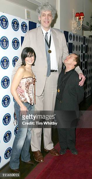 Kym Marsh, Chris Greener, the tallest living man, and Wayne Sleep