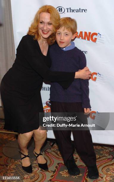 Jan Maxwell and Will Maxwell during "Chitty Chitty Bang Bang" Broadway Opening Night - Curtain Call and After Party at The Hilton Theatre and Hilton...