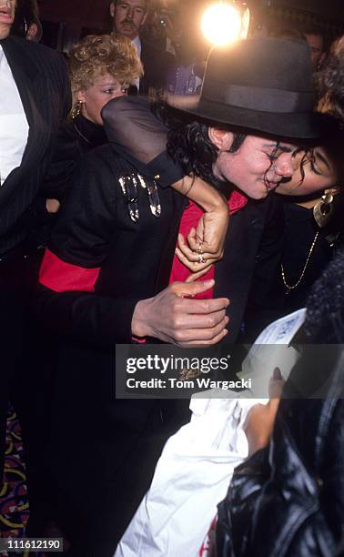 Michael Jackson during Michael Jackson at the grand opening of Donald Trump's Taj Mahal Casino at Taj Mahal Casino in Atlantic City, New Jersey,...