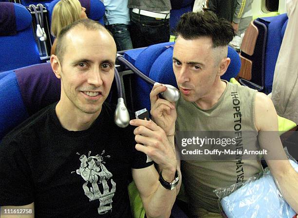 Alan Cumming and guest during Life Ball 2007 Plane and Red Carpet at Austrian Airlines and Airport in Vienna, Austria.