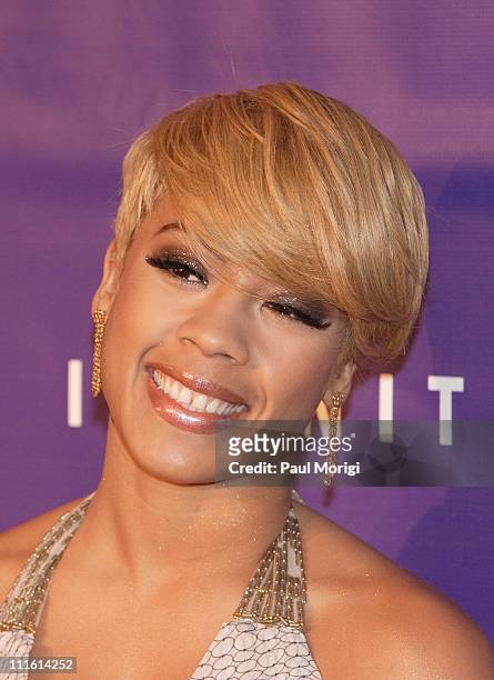 Keyshia Cole arrives at the first annual BET Honors awards gala at the Warner Theater on January 12, 2008 in Washington, DC.