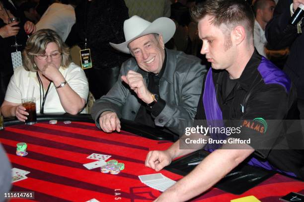 Doyle Brunson during Legends Celebrity Invitational Charity Poker Tournament - Inside at The Palms Casino Resort in Las Vegas, Nevada, United States.