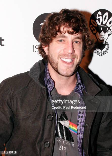American Idol Elliott Yamin attends Jermaine Dupri's Grammy Pre-Party at Central Hollywood Lounge on February 8, 2008 in Hollywood, California.