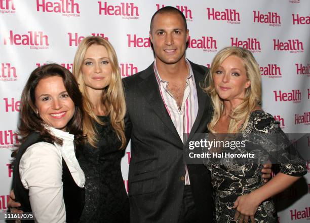 Jennifer Deans, Publisher of Health Magazine, Kelly Rowan, Nigel Barker and Jane Krakowski