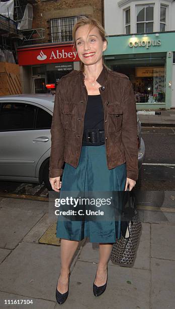 Kristin Scott Thomas during Grand Classics' "Le Mepris" VIP Screening at The Electric Cinema, 191 Portobello Road, W10 in London, United Kingdom.