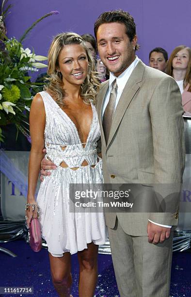 Adele Silva and Antony Costa during The 2005 British Soap Awards - Arrivals at BBC Tv Studios in London, Great Britain.