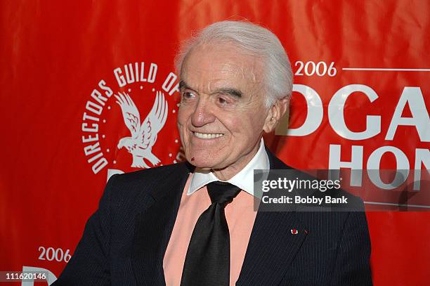 Jack Valenti during Directors Guild of America Honors David Chase - Arrivals - October 12, 2006 at DGA Building in New York City, New York, United...