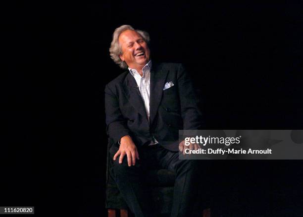 Graydon Carter, editor, Vanity Fair during Top Magazine Editors Match Wits With Jon Stewart at Magazine Publishers of America Comedy Forum -...