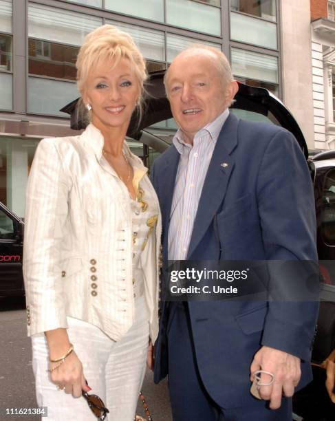 Debbie McGee and Paul Daniels during Celebrity X Factor - Press Conference - May 30, 2006 at 20-21 Newman Street in London, Great Britain.