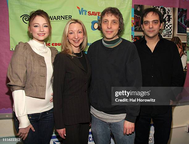 Haley Bennett, Lauri Schopp, Marc Lawrence and Adam Schlesinger