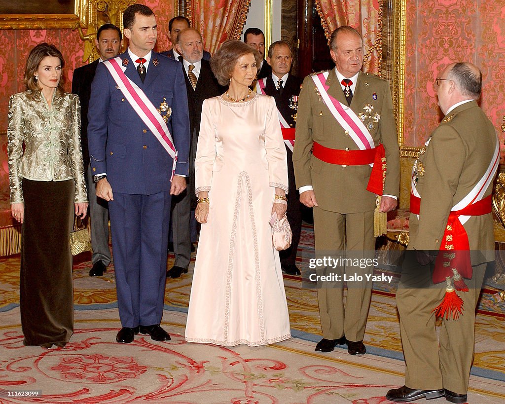 The Spanish Royal Family Attend the Traditional Militar Pasques Celebrations