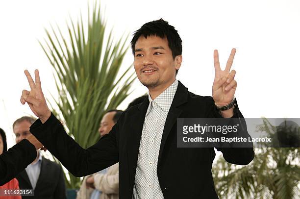 Lam Ka Tung during 2005 Cannes Film Festival - "Election" Photocall in Cannes, France.