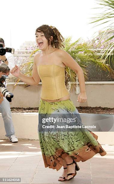 Anapola Mushkadiz during 2005 Cannes Film Festival - "Batalla En El Cielo" Photocall in Cannes, France.