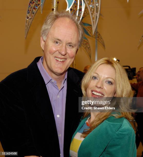 John Lithgow and Sherie Rene Scott during "Dirty Rotten Scoundrels" Rehearsal - January 12, 2005 at New 42nd Street Studios in New York City, New...