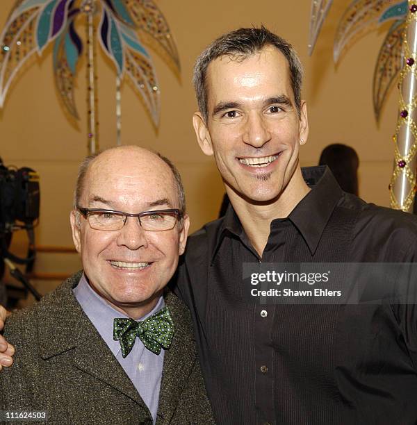 Jack O'Brien and Jerry Mitchell during "Dirty Rotten Scoundrels" Rehearsal - January 12, 2005 at New 42nd Street Studios in New York City, New York,...