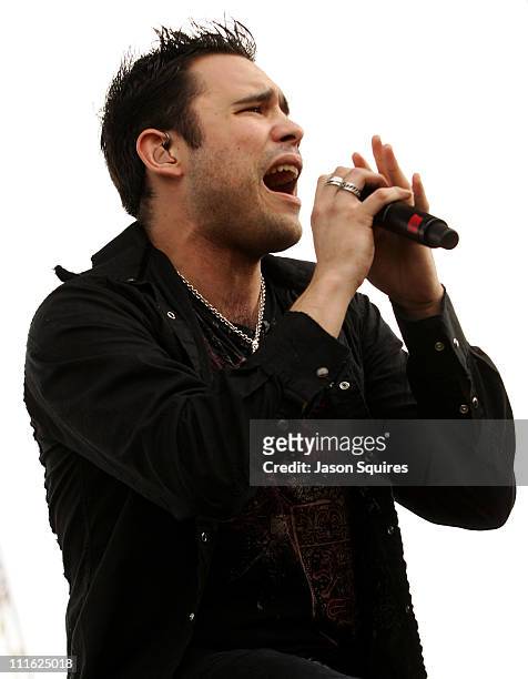 Trapt performs at KQRC's Rockfest 2008 on June 7, 2008 at Liberty Memorial Park in Kansas City, Missouri.