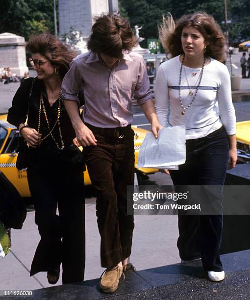 Jackie Onassis, John Kennedy Jr and Caroline Kennedy