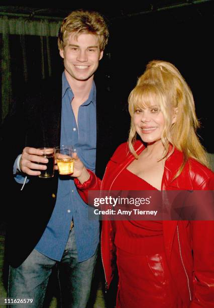 Charo and son Shel Rasten during 2006 William Morris Agency GRAMMY After Party at Sam Nazarian's Private Residence in Los Angeles, California, United...