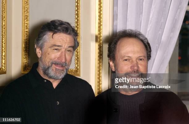 Robert De Niro and actor/executive producer Billy Crystal