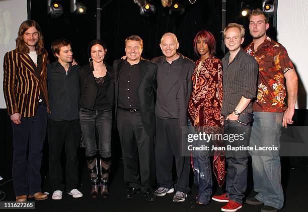 Bill Roedy Chairman MTV Network, Paul Zilk, The Cardigans & Kelly Rowland