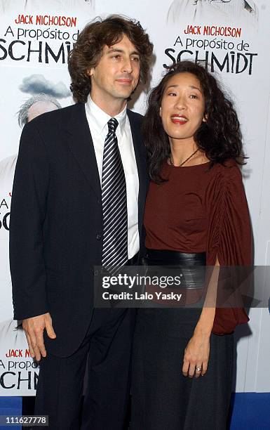 Director / co-screenwriter Alexander Payne and wife Sandra Oh