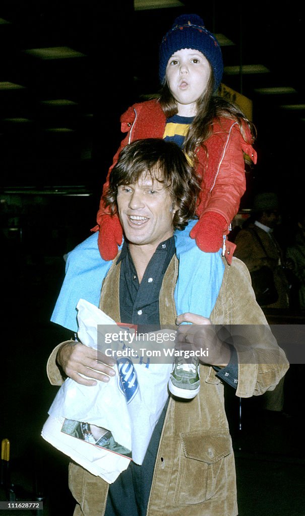 Kris Kristofferson at Heathrow Airport - November 25th 1977