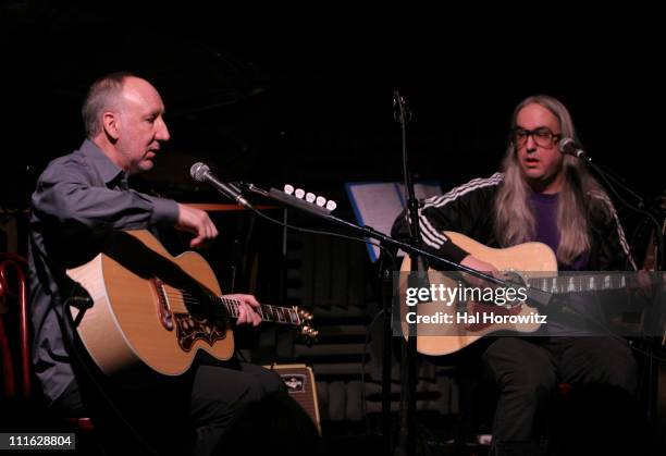 Pete Townshend of The Who and J Mascis of Dinosaur Jr.