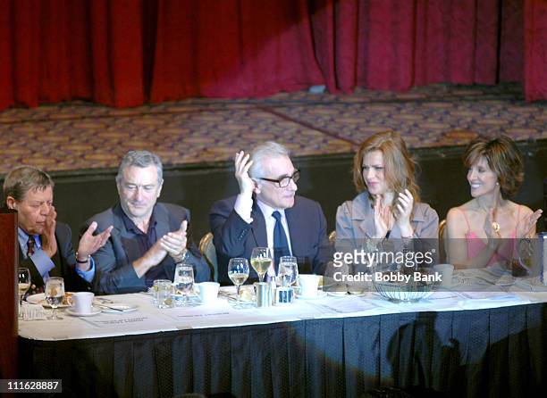 Jerry Lewis, Robert De Niro, Martin Scorsese, Sandra Bernhard and Deana Martin