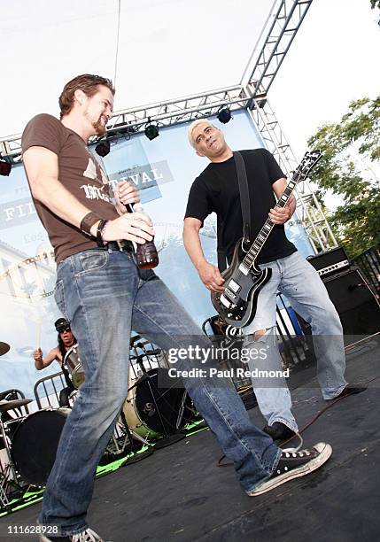 Shane West and Pat Smear of The Germs during 2007 Los Angeles Film Festival - The Germs, Casket Salesmen, Kelli Maroney and Jettison Babies at...