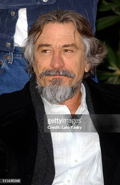 Robert de Niro during Press Conference for "The Bridge Of San Luis Rey" at Santo Mauro Hotel in Madrid, Spain.