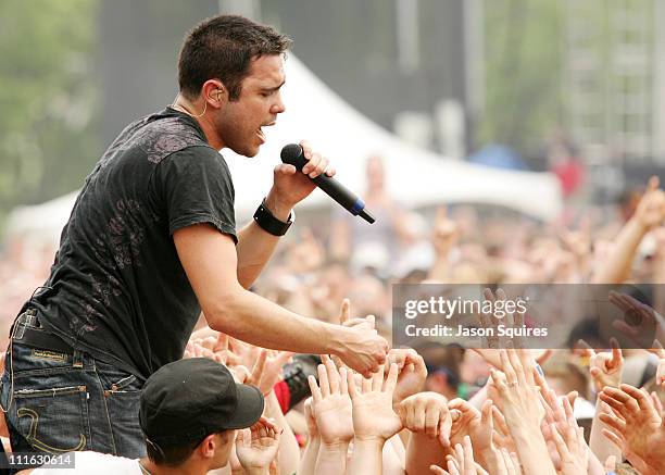 Trapt during KQRC's Rockfest 2005 - Kansas City at Liberty Memorial in Kansas City, Missouri, United States.