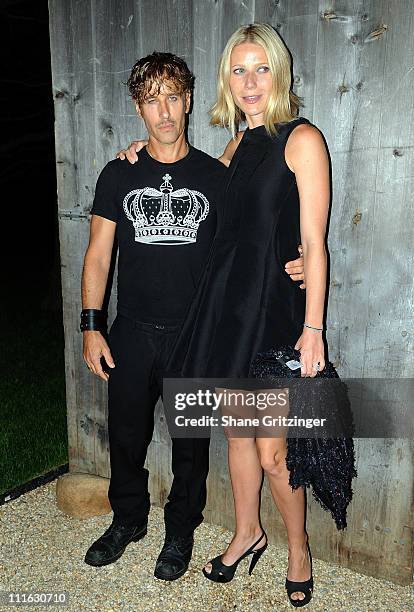 Photographer Steven Klein and actress Gwyneth Paltrow attend the Mane Event to Benefit the Amaryllis Farm Equine Rescue at Steven Klein's West Kill...