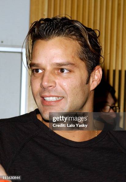 Singer Ricky Martin Bio Singer Ricky Martin Attends Several FM Radio Interviews at