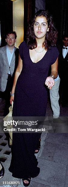 Natasha Caine during Michael Caine At his Daughter, Natasha's 21st Birthday Party - July 16, 1994 at Langan's Brasserie in LOndon, United Kingdom.